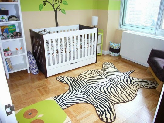 Dormitorios de bebé tema la selva - Ideas para decorar dormitorios