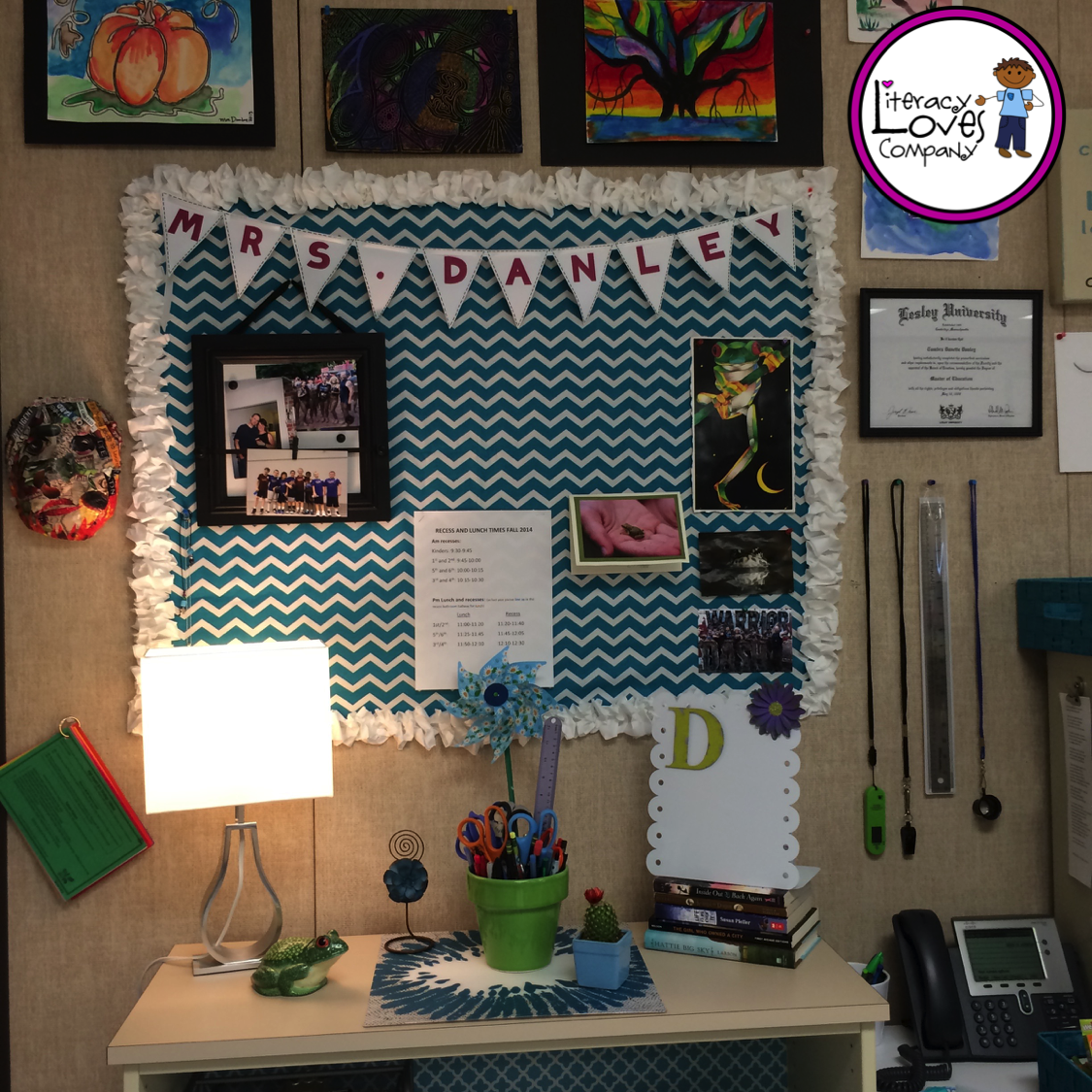Literacy Loves Company Upper Elementary BTS Blog Hop 10 Steps to Creating a Zen Teacher Space