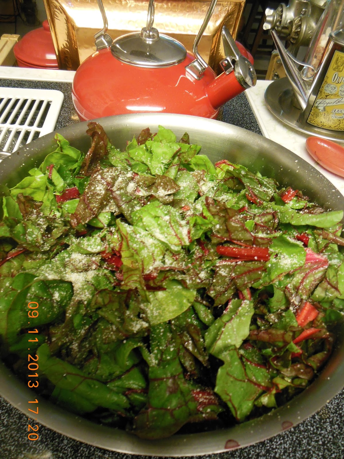Braised Swiss Chard with Onions, Balsamic Vinegar and Parmesan - Our ...