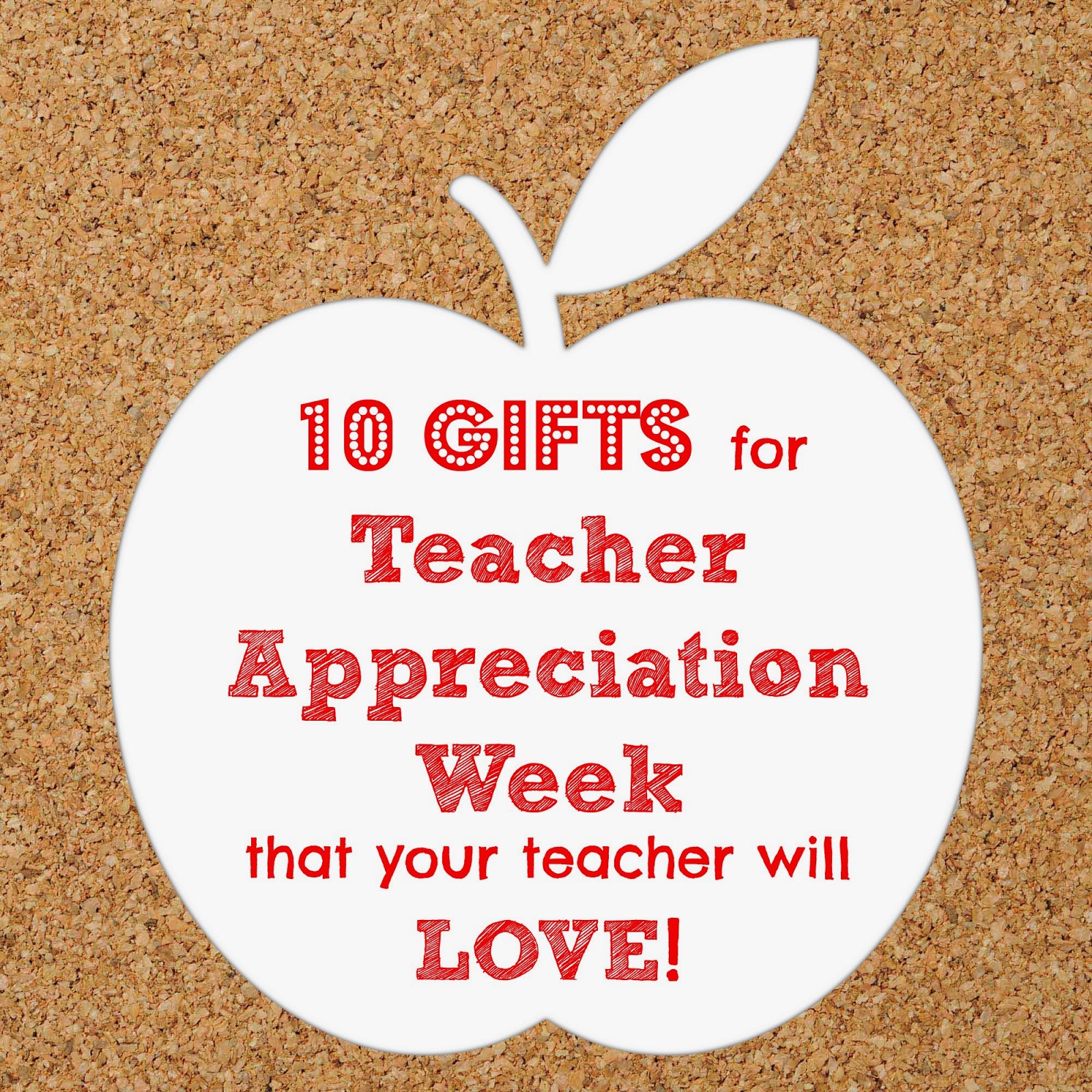 While I'm Waiting... 10 gift ideas for Teacher Appreciation Week!
