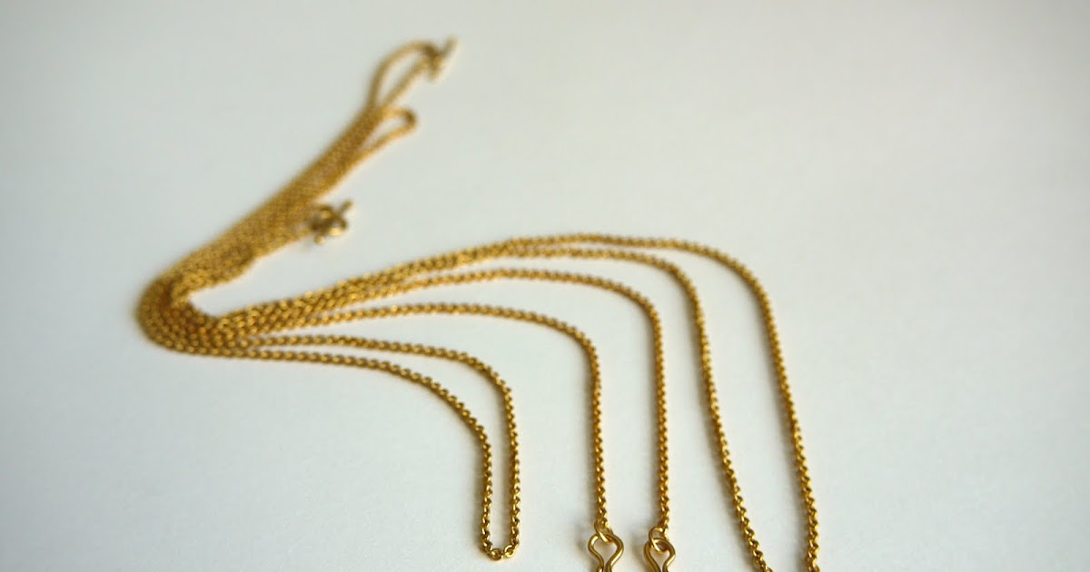  The making(s) of a 'fine' gold chain