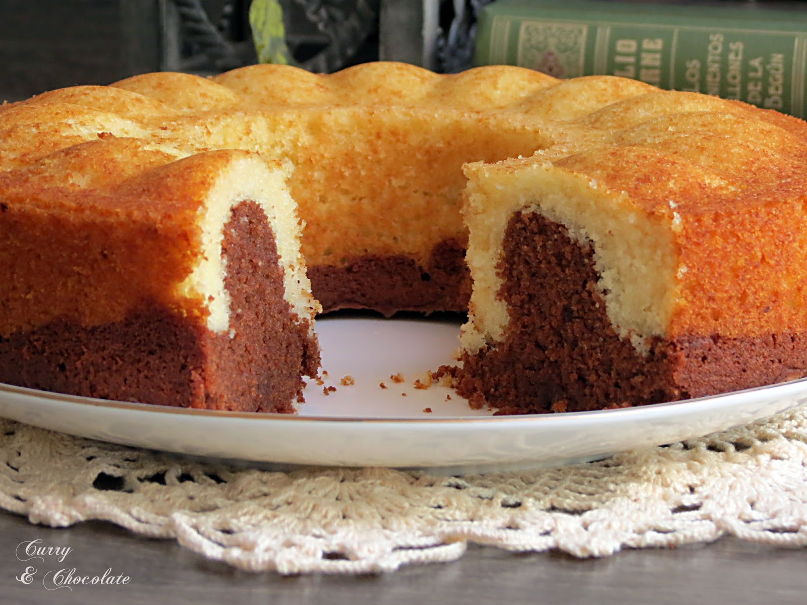 Bizcocho de chocolate y mascarpone – Mascarpone and chocolate bundt cake Bizcocho de chocolate y mascarpone – Mascarpone and chocolate bundt cake