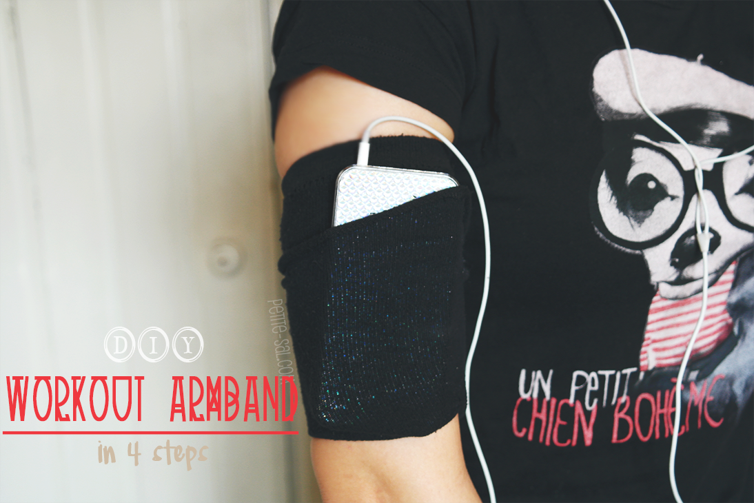 PETITESAL DIY workout armband for your phone in just 4 steps