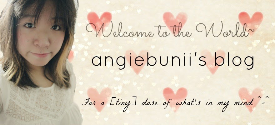 angiebunii's blog ♡