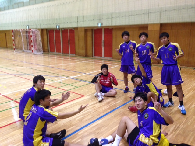 仙台大学ハンドボール部 男子部 チャレンジ ディビジョン1日目