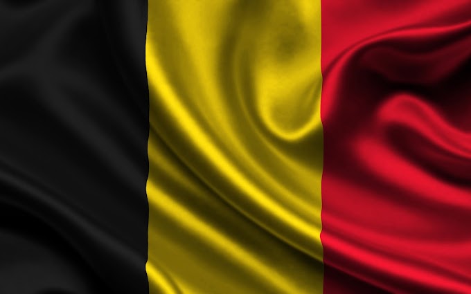 Foto van de vlag van België