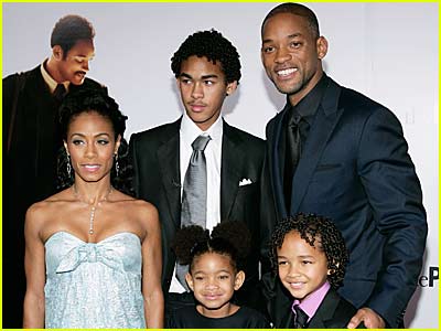 will smith kids names. hair will smith wife and