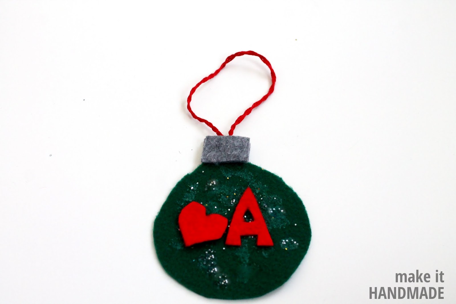 Make It Handmade: Handmade Christmas Ornament Kids Craft-- With Free