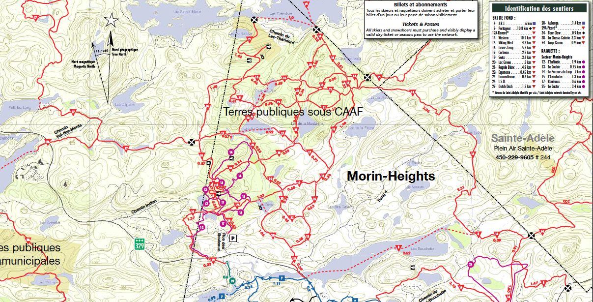 Ski Glisse L'arrièrepays de MorinHeights
