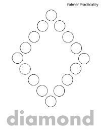 Palmer Practicality: Do a Dot Printables- More Shapes!