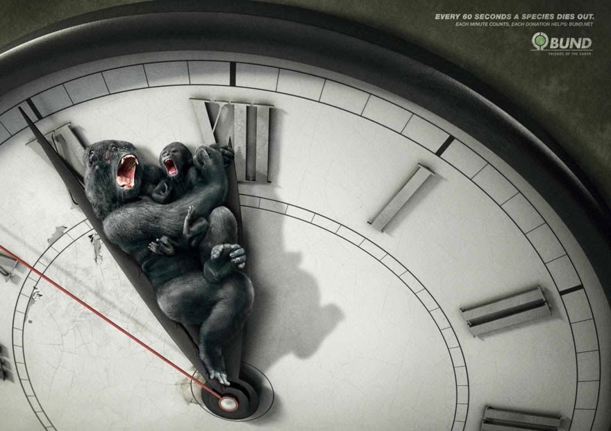 Every 60 Seconds A Species Dies Out. Each Minute Counts - 33 Powerful Animal Ad Campaigns That Tell The Uncomfortable Truth Every 60 Seconds A Species Dies Out. Each Minute Counts - 33 Powerful Animal Ad Campaigns That Tell The Uncomfortable Truth