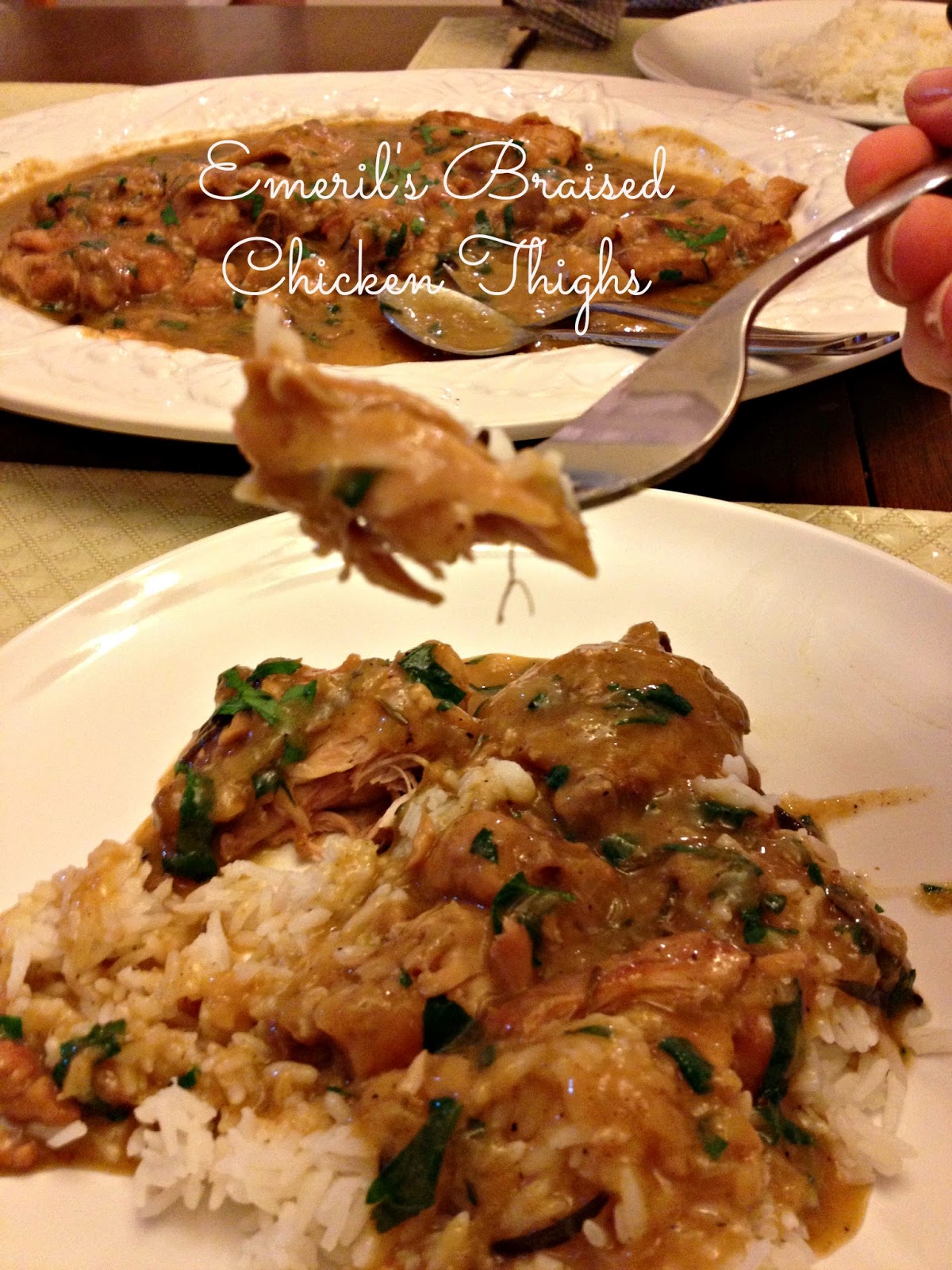 Miss Tracey Nolan Recipe Emeril's Braised Chicken Thighs