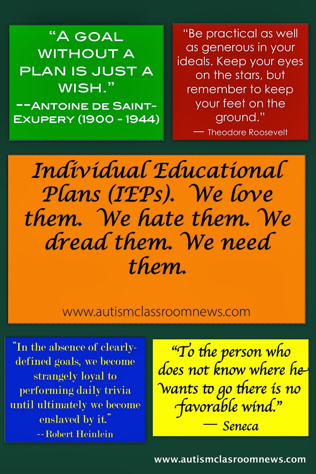 Individual Educational Plans (IEPs). We love them. We hate them. We