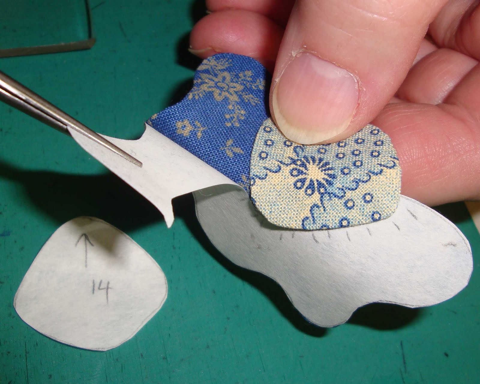 FABRIC THERAPY Glue stick applique, the tutorial PART TWO...