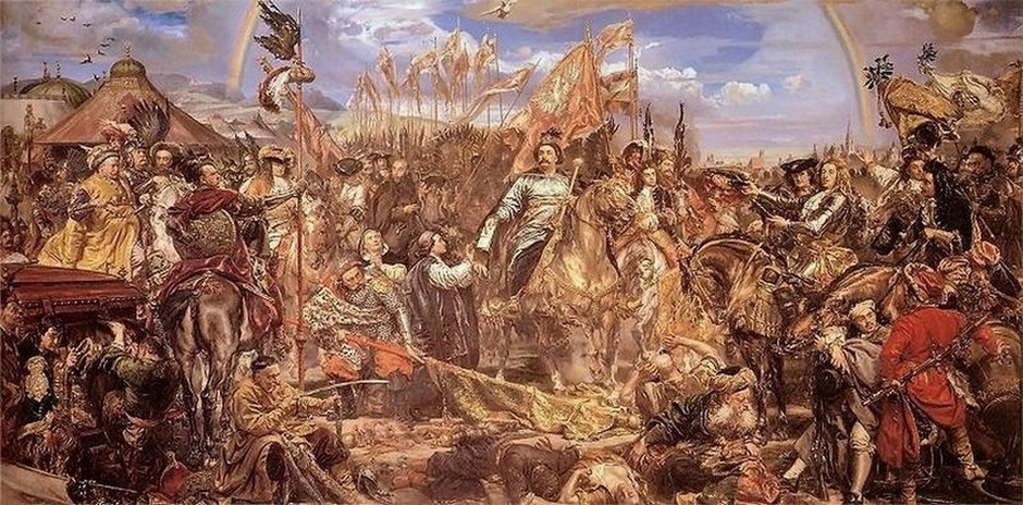 Jan Matejko. Olej na płótnie. Sobieski pod Wiedniem