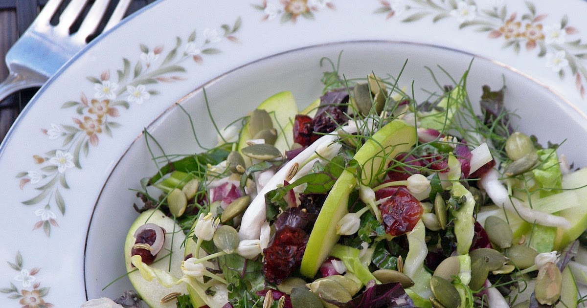Cherry Summer Slaw with Verjus and Wild Ramp Dressing The Intentional