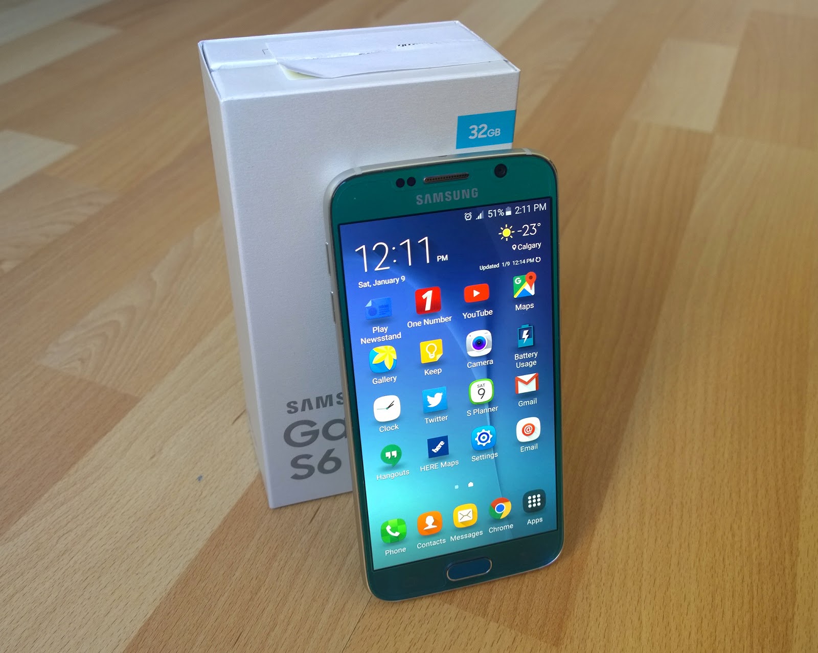 Samsung Galaxy S6 SM-G920F 32GB Smartphone G920F-32GB-BLK B&H
