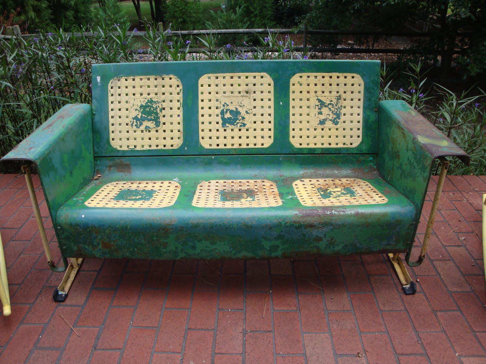 A Little Piece of Heaven A Vintage Glider Makeover