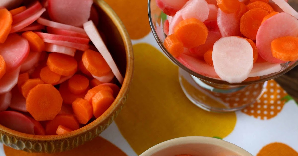 Mango & Tomato What to Make with Daikon? Marinated Carrots, Daikon