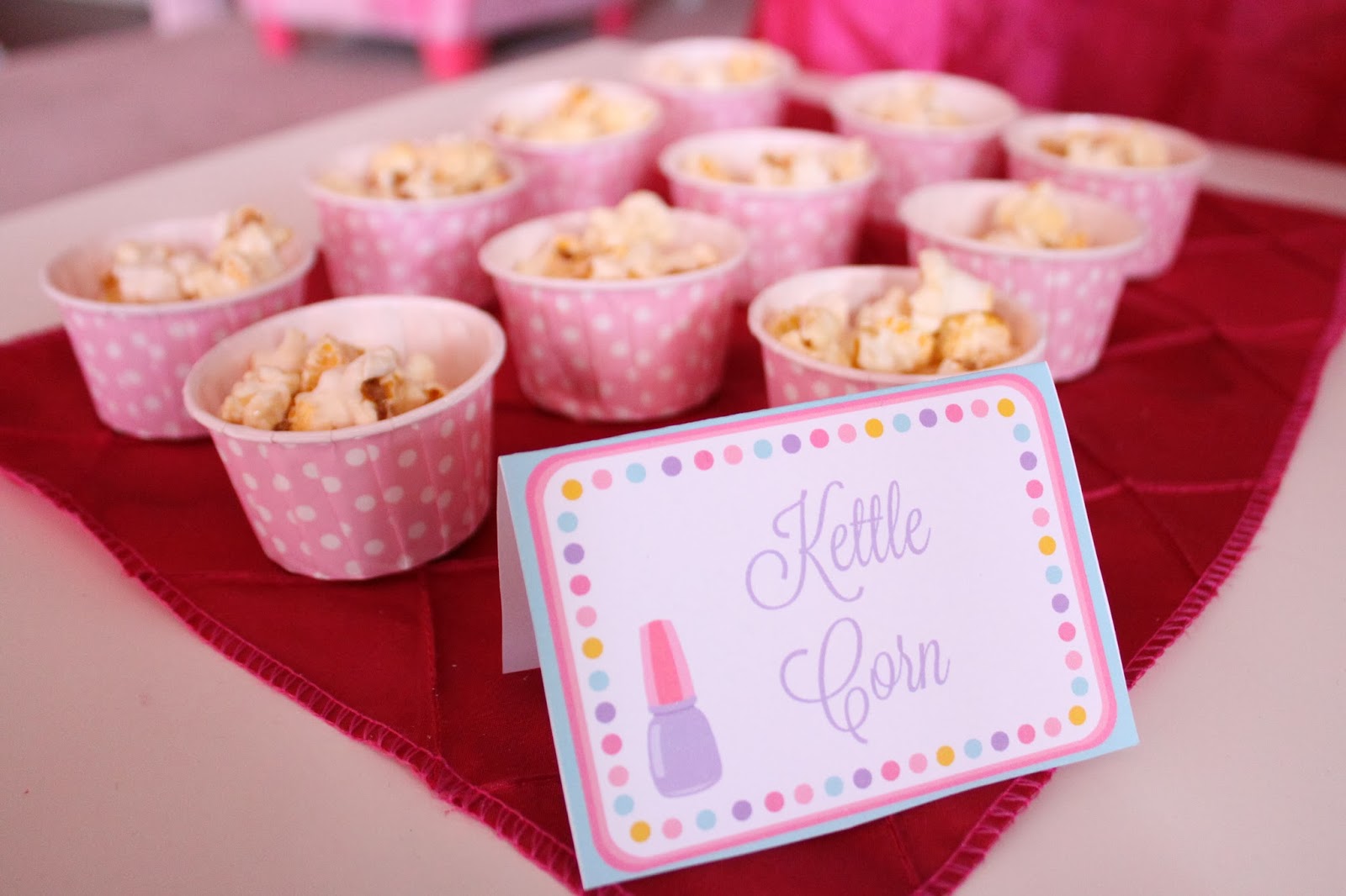 The Larson Lingo Kate's Nail Salon Birthday Party