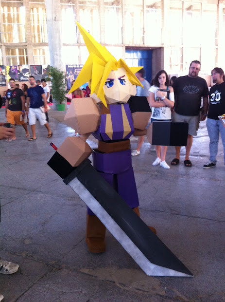 Cloud de FF1 en la Comic Con Spain 2012 Cloud de FF1 en la Comic Con Spain 2012