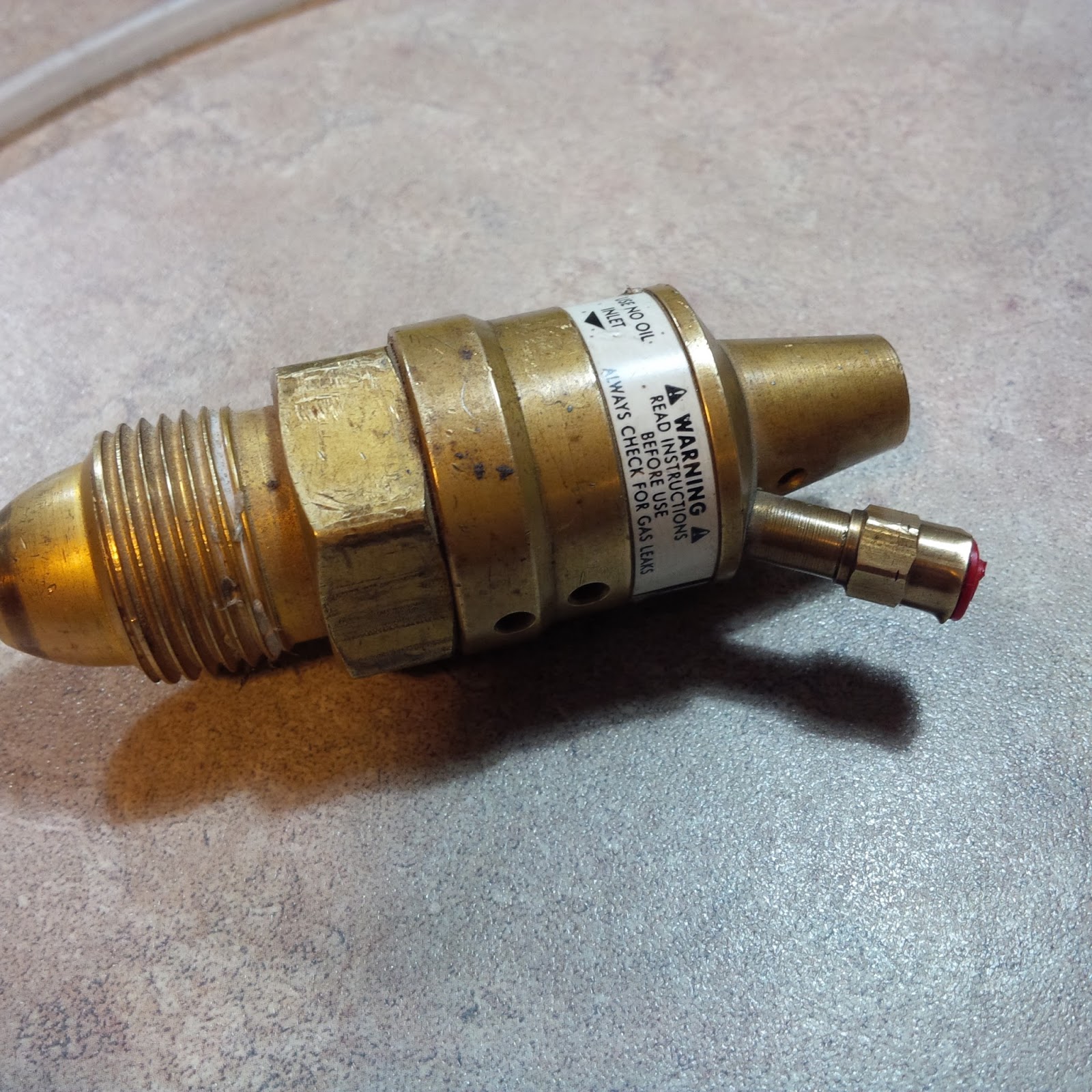 Another Day Another Project Fixing Mig Welder Argon Regulator Adaptor