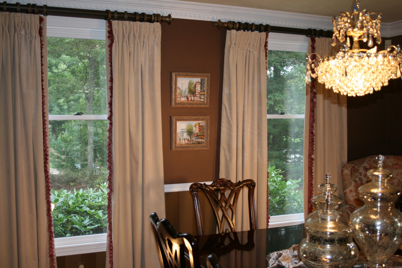 Redecorating Dining Room Window treatments (7) Dotty Wyman Designs