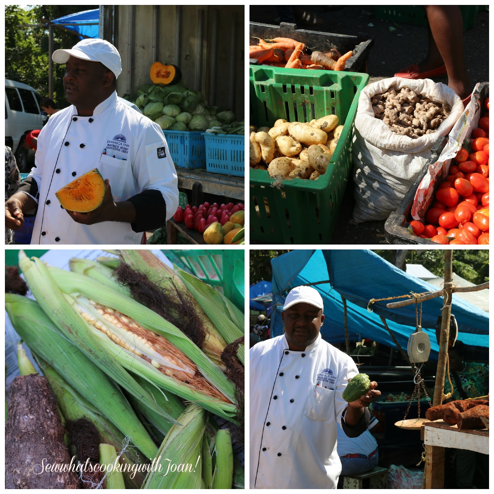 Sew what's cooking with Joan! Jamaica Inn's Chef Maurice a trip to