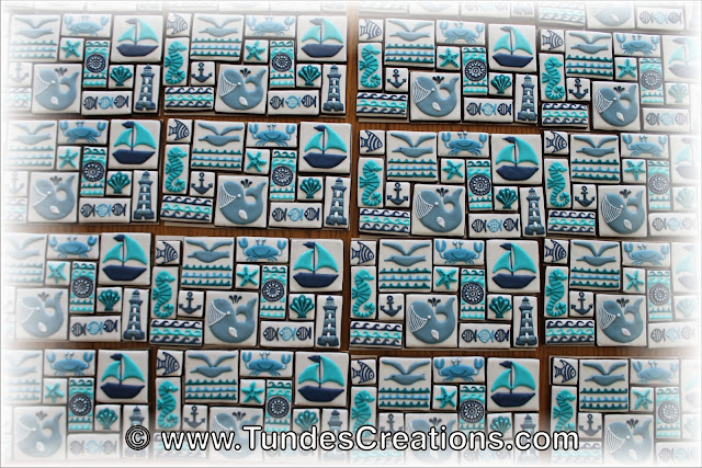 Nautical puzzle cookies by Tunde Dugantsi