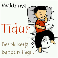 Tidur Yang Cukup, Besok Sekolah