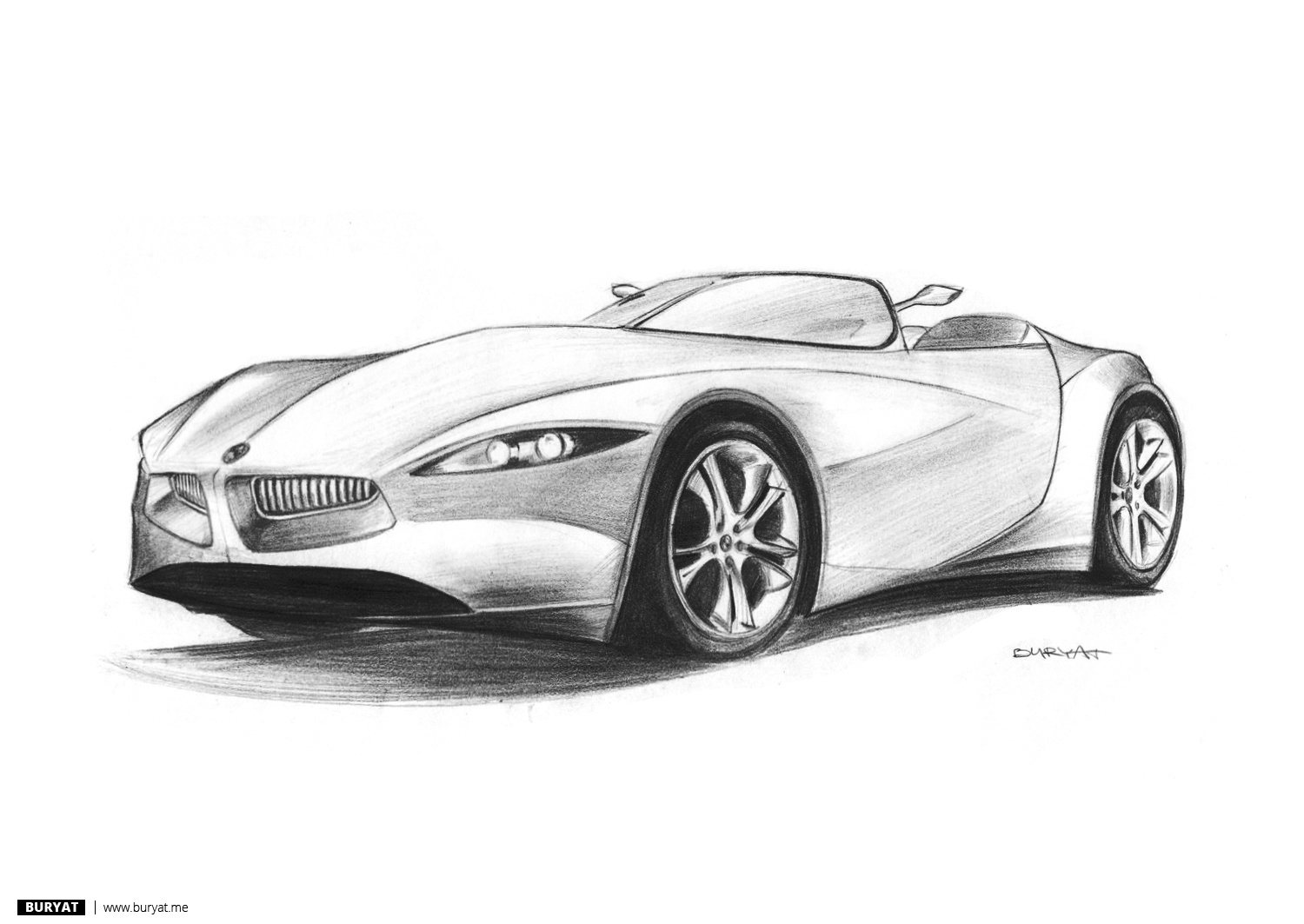 Car Drawings Pencil