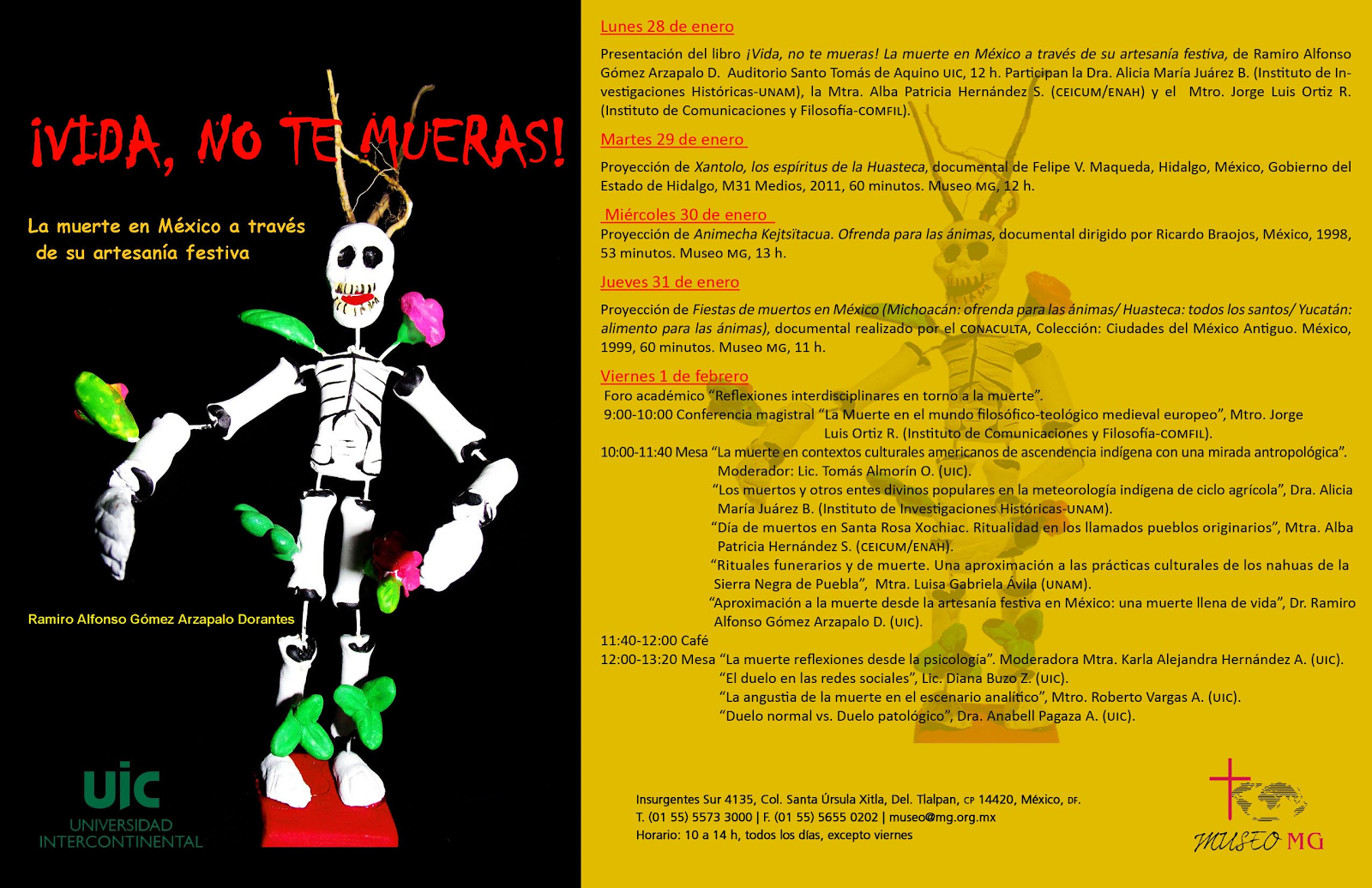 LA MUERTE: PONENCIA DE LA MTRA. LUISA GABRIELA ÁVILA CORTÉS Mesa La LA MUERTE: PONENCIA DE LA MTRA. LUISA GABRIELA ÁVILA CORTÉS Mesa La