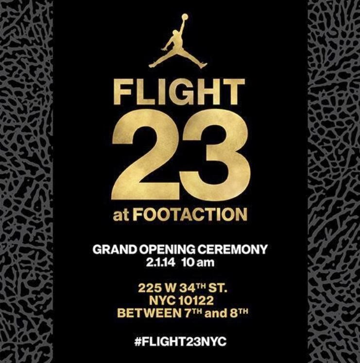 THE SNEAKER ADDICT Air Jordan Flight 23 Store Grand Opening Ceremony