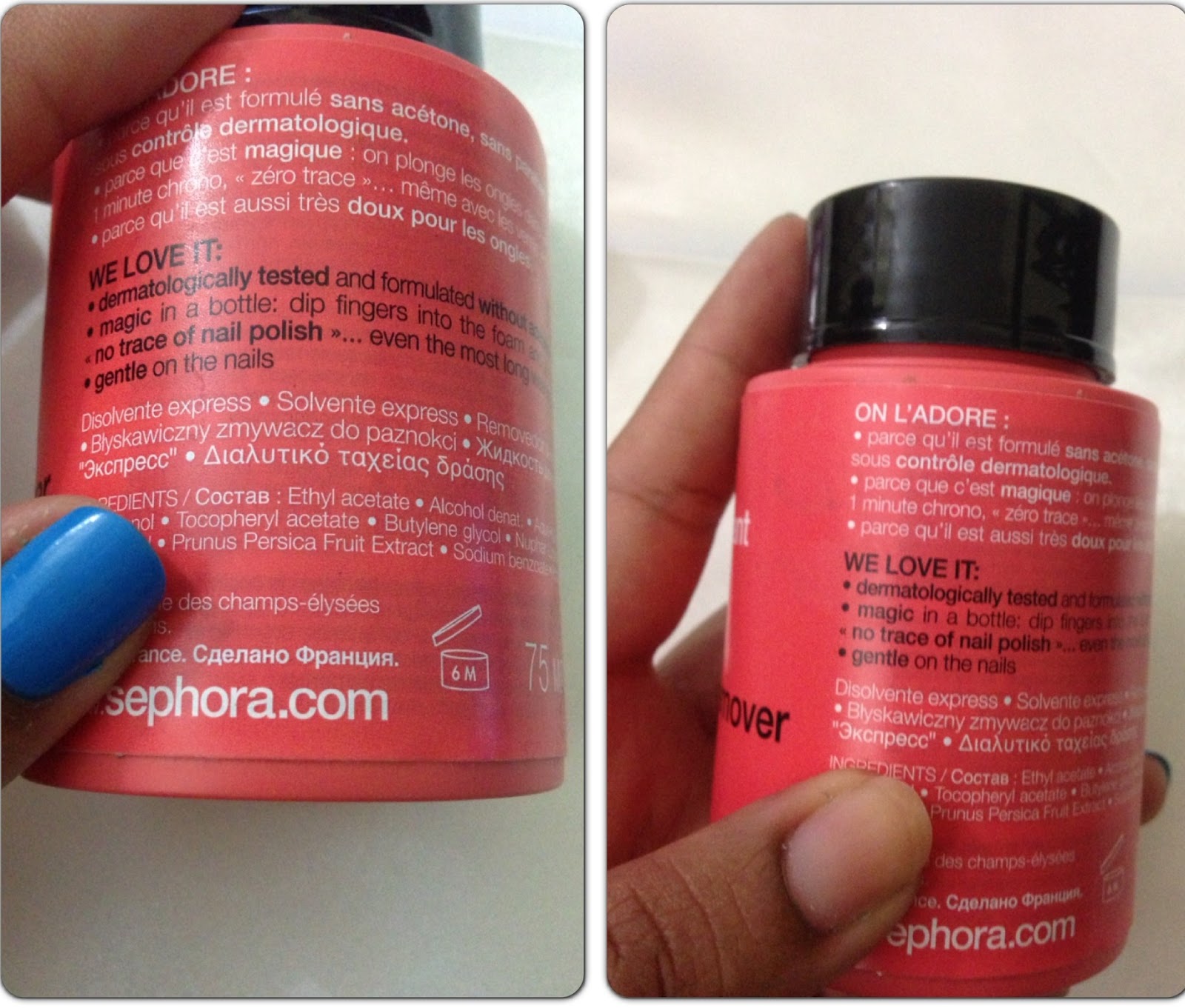 Product Review Sephora Express Nail Polish Remover