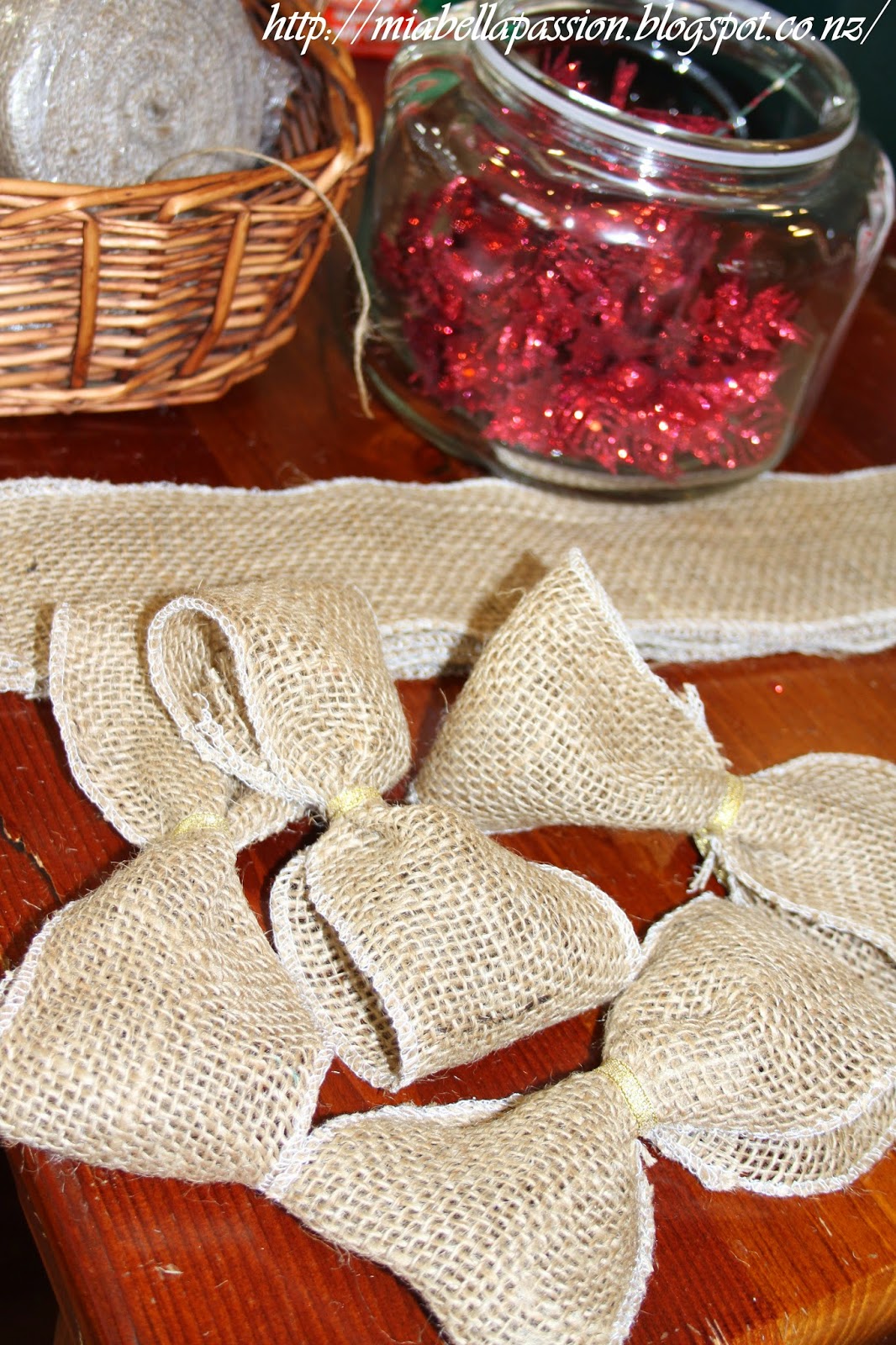 Mia Bella Passions Simple Burlap Tree Bows...