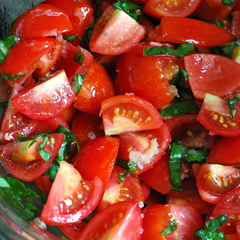Savoring Time in the Kitchen Fresh Tomato Pasta with Herbed