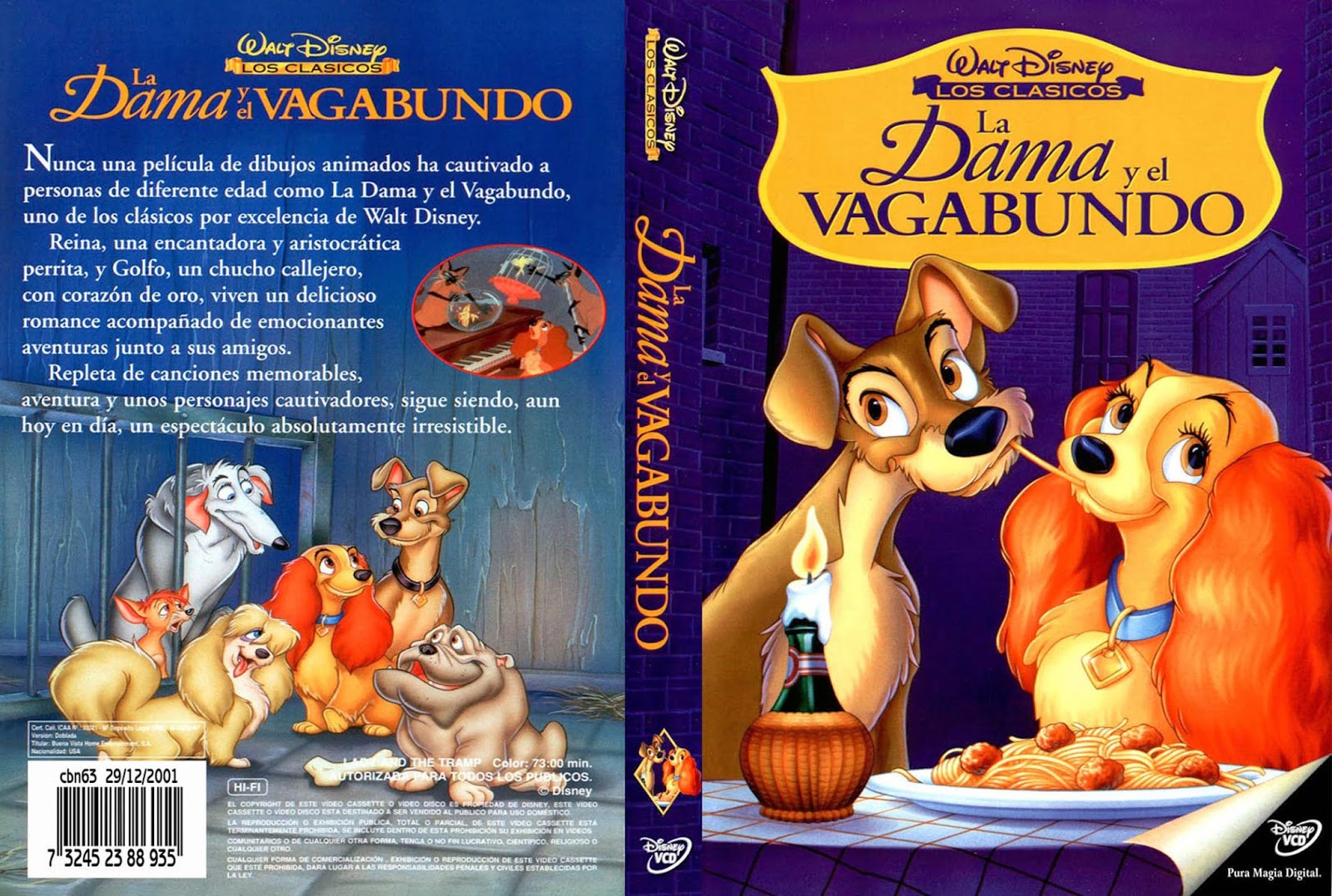 CARATULA DVD DAMA VAGABUNDO caratula dvd dama vagabundo: