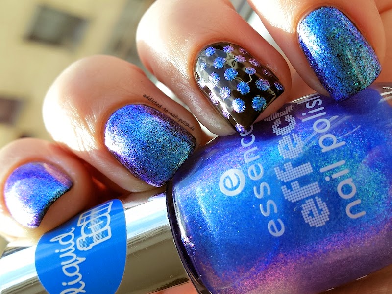 essence effect nail polish iquid foil 30 lady mermaid & latex matt 32