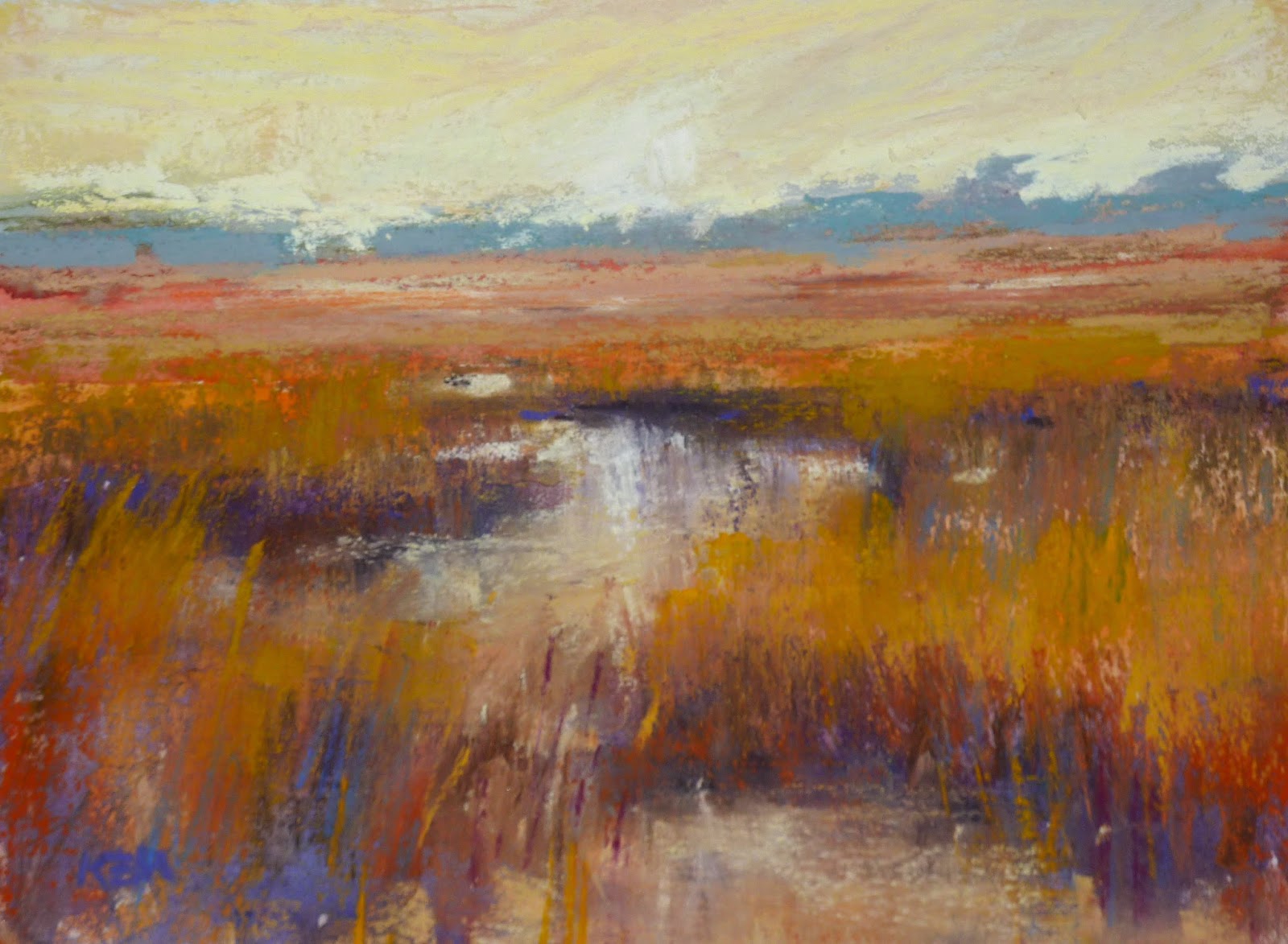 Painting My World Adding Pastel to a Watercolor Underpainting..demo