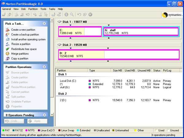 norton partition magic 11 norton partition magic 11