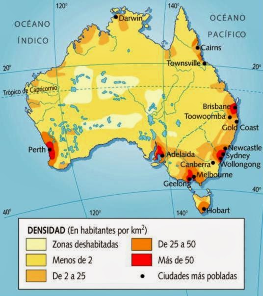 AUSTRALIA DEMOGRAFÍA