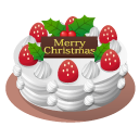 商用利用可能なクリスマスアイコン - ケーキ etc..