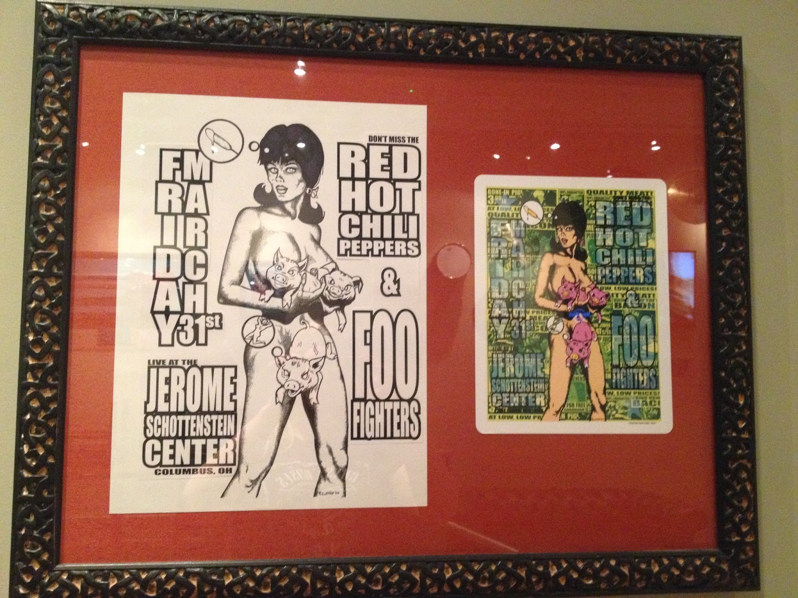 RHCP Foo Fighters Poster