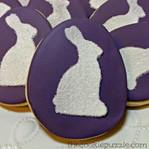 Bunny Silhouette Cookies