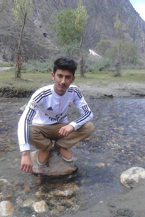 Student of Gilgit Baltisatan Raess Kamran Ahmad