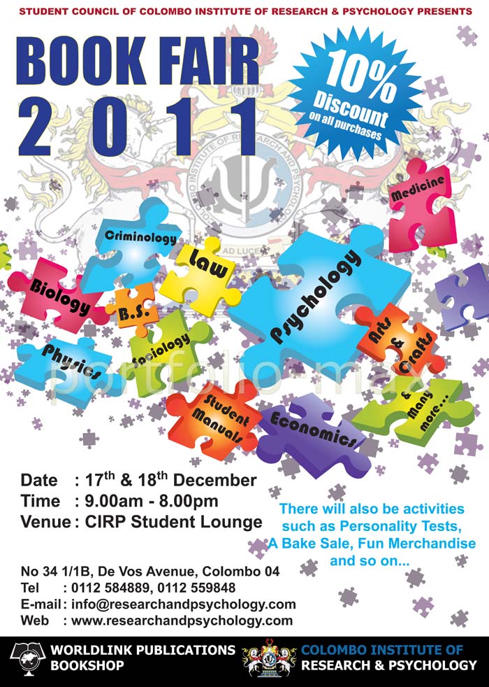 twengineer Poster Design for Book fair in Sri Lanka