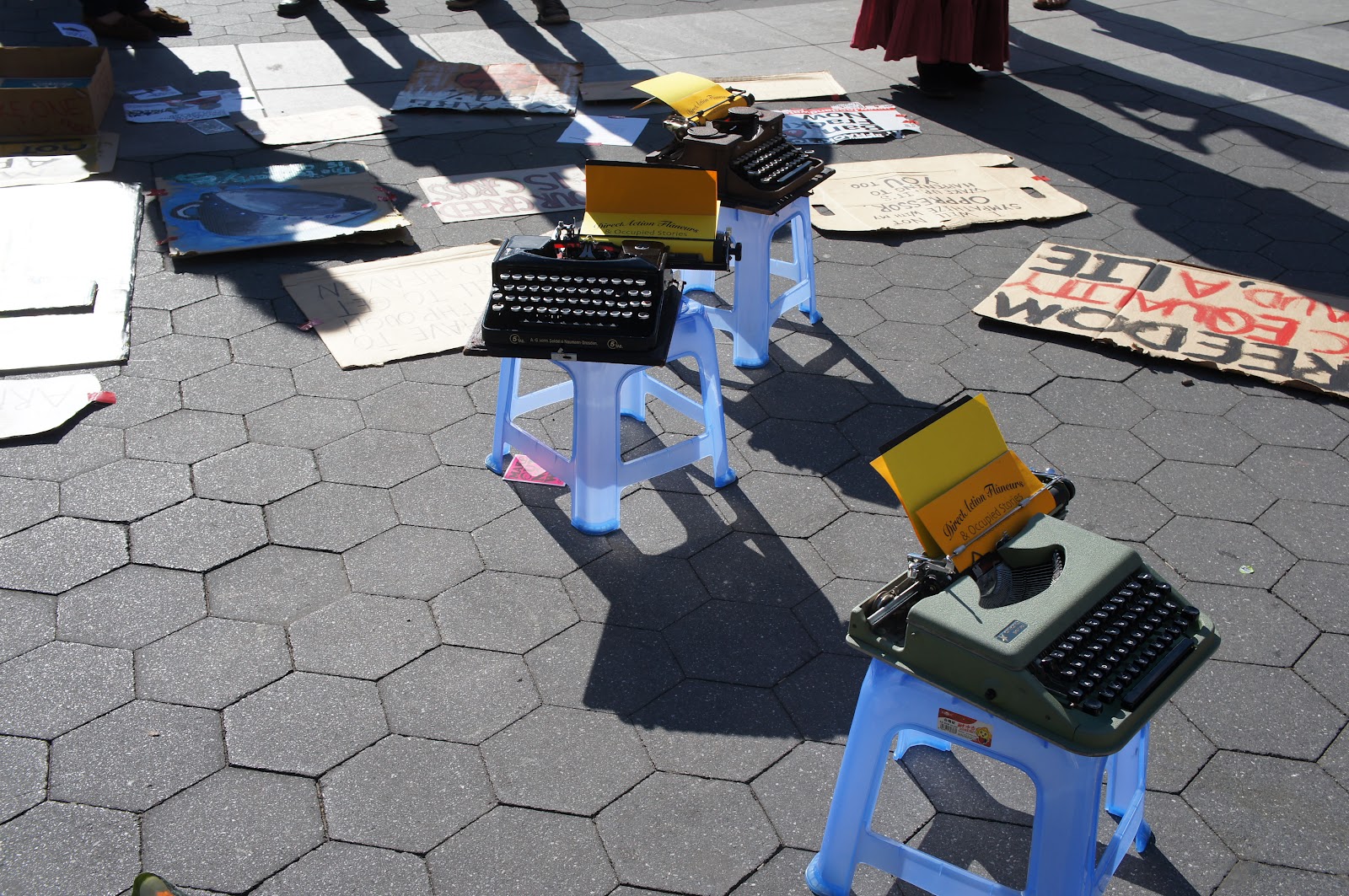 The Man with the Typewriters The Bench Project NYC