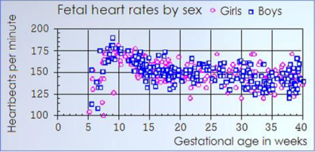 Fetal Heart Beat Rate Chart