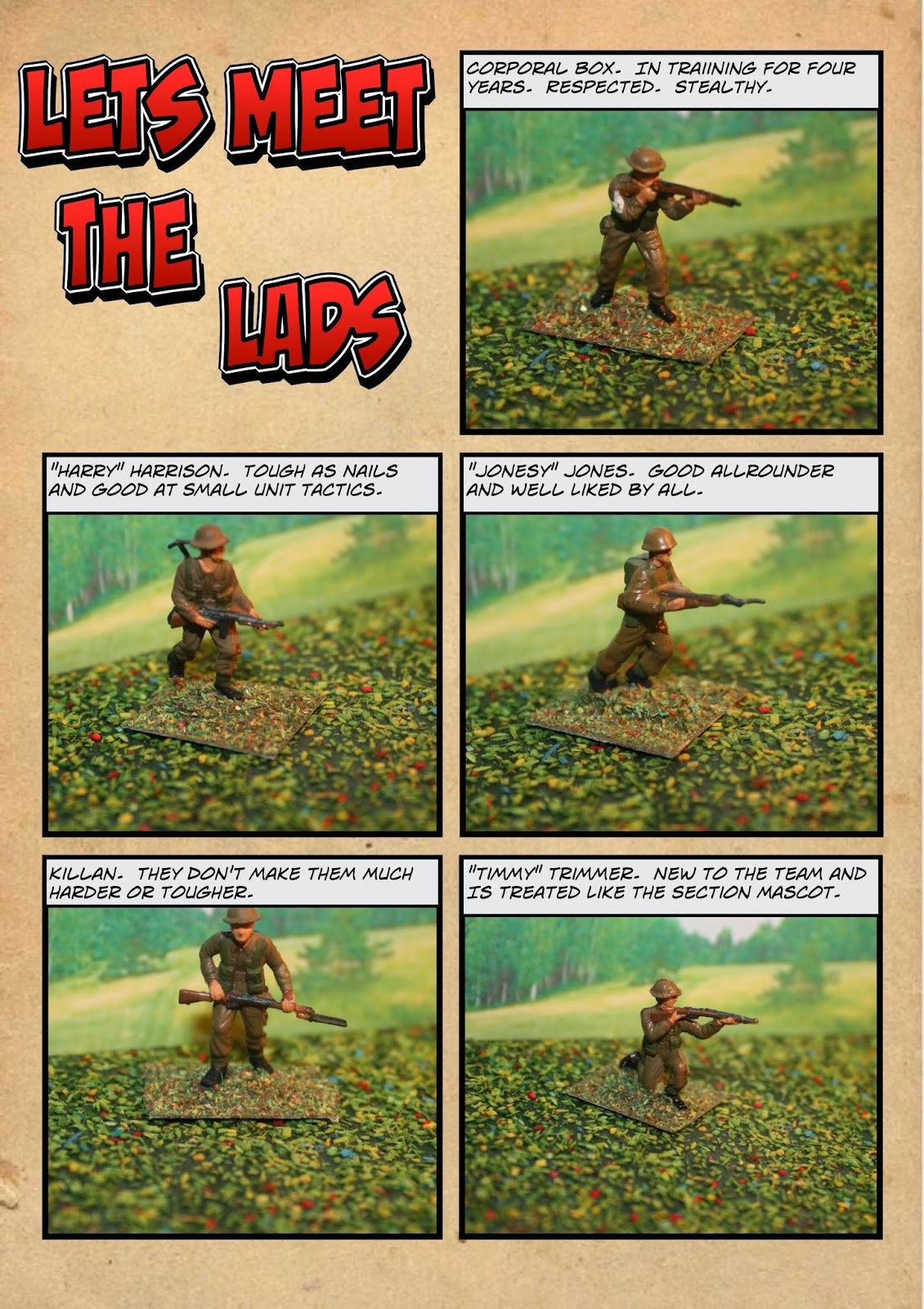 Shaun's Wargaming with Miniatures NUTS Comic WW2 battle report Cheux