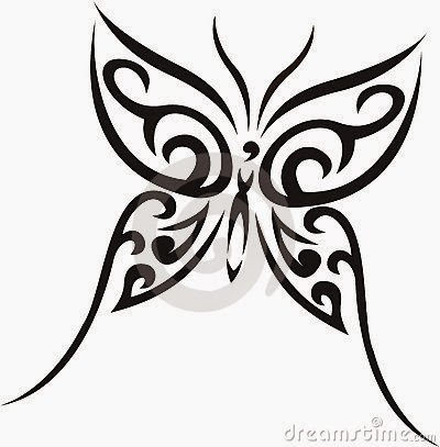 Butterfly Tribal Tattoos